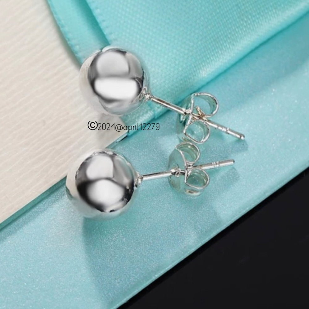 Sterling Silver Classic Ball Earrings